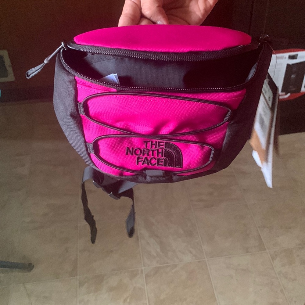 North Face Fanny Pack Color: Pink & Black